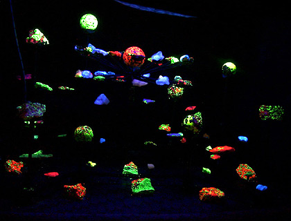 Fluorescent minerals